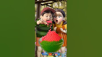 Squid Game AI Korean Snack Popping Candy ASMR #squidgame #squidgame2 #ai #asmr