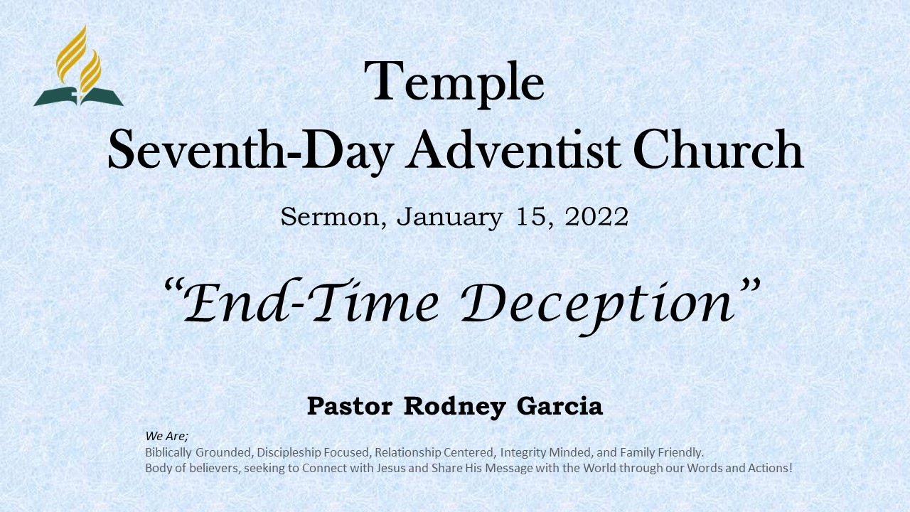 End-time Deception