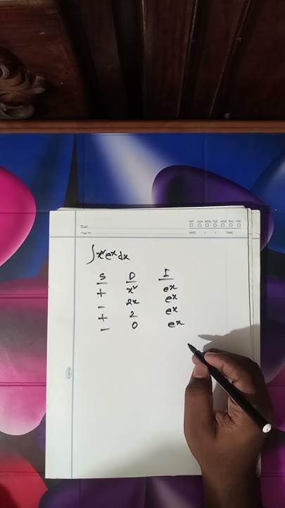 Integration Of X 2 E x Dx shorts maths exam YouTube integration-of-x-2-e-x-dx-shorts-maths-exam-youtube