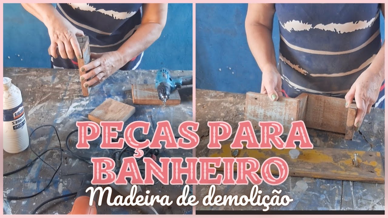 Projeto de peças rústica com madeira de demolição