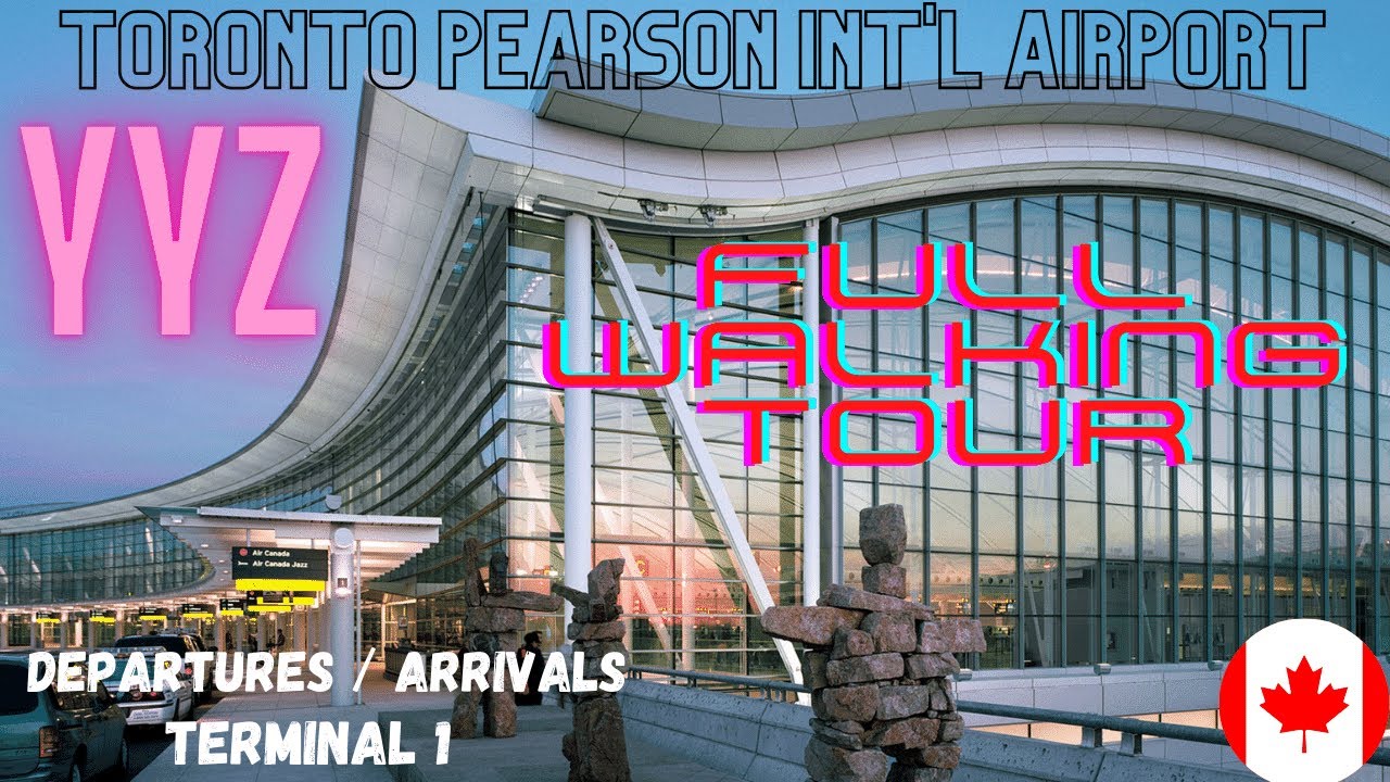 TORONTO PEARSON INT'L AIRPORT (YYZ) WALKING TOUR AT TERMINAL 1