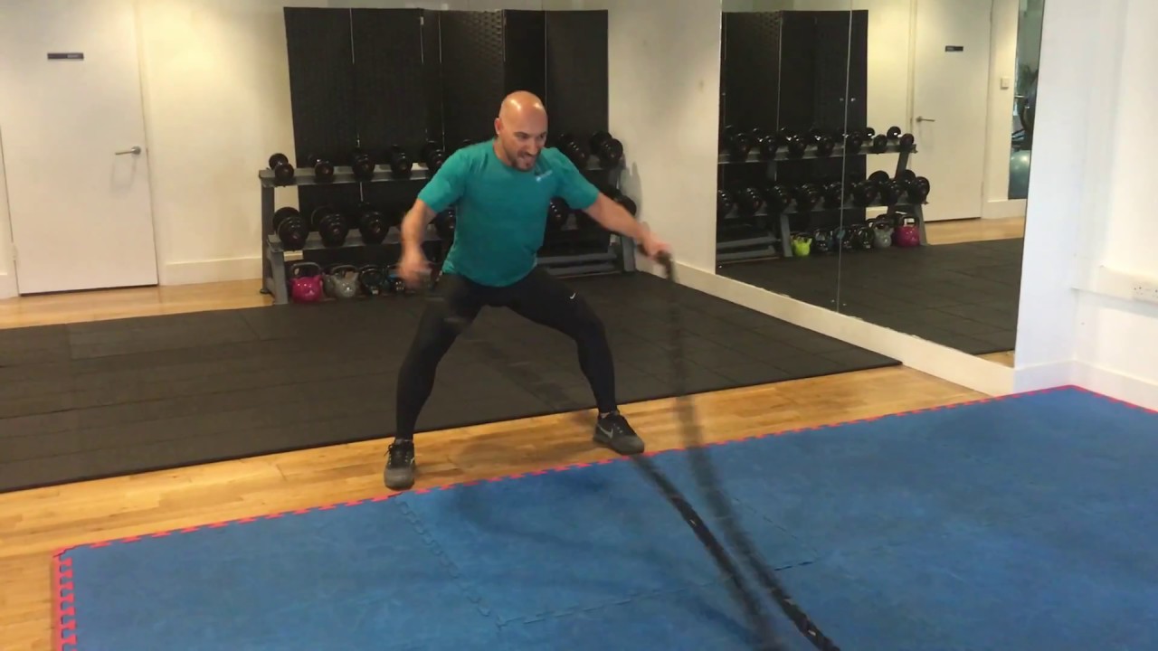 Top 12 Battle Rope Exercises With A Full Workout Plan