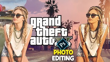 Transform Portraits to GTA Characters in Photoshop!