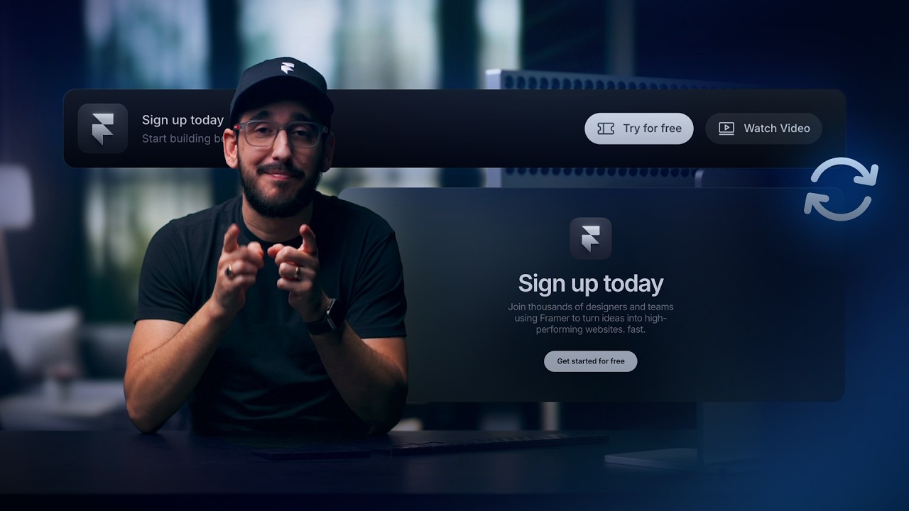 Replace component instances site-wide in Framer