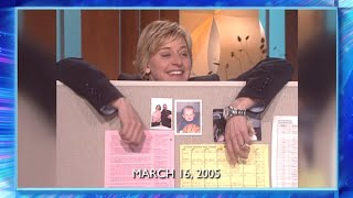 Ellen Does Her Monologue From a Cubicle (Season 2 Flashback)