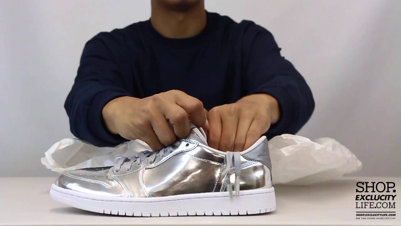 jordan 1 low metallic silver