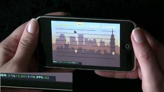 Jumping Droid - crossplatform game developed with Adobe AIR running on iPod Touch 3rd gen screenshot 5