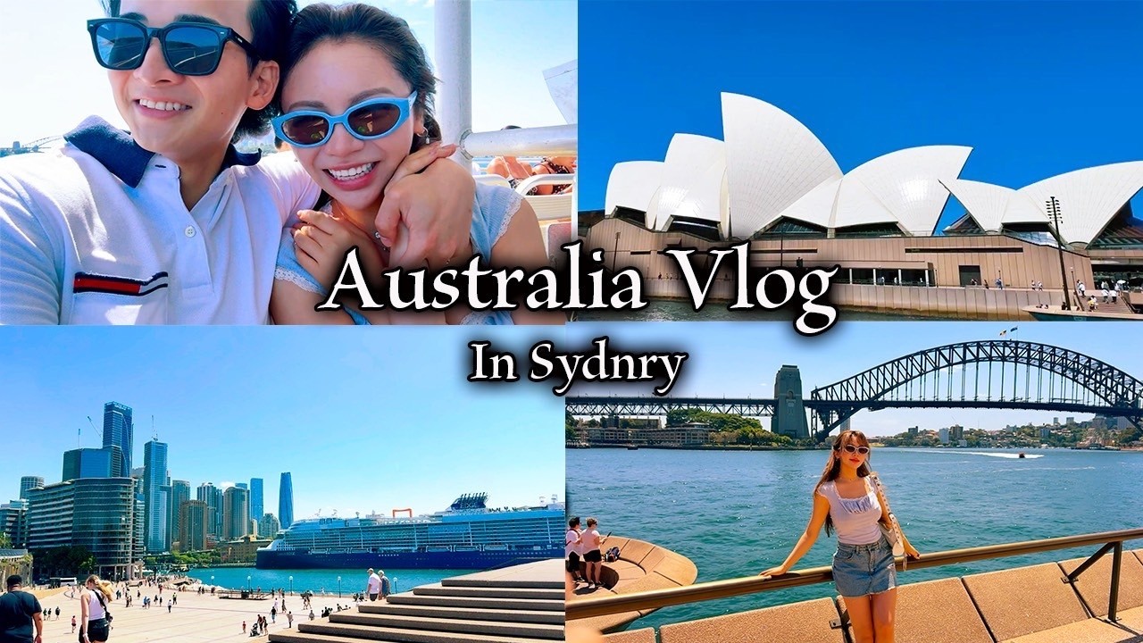 【Vlog】シドニー散策🇦🇺オペラハウスが壮大すぎた。