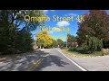 Drive Tour 4K, Skyline Drive, Omaha, Nebraska, USA-Autumn Foliage