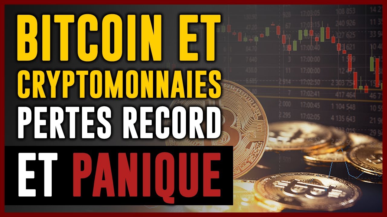 Bitcoin et crypto monnaies - Pertes record et panique