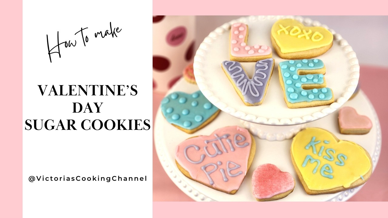 How to Make Delicious Valentine’s Day Sugar Cookies with Icing | Easy Step-by-Step Recipe