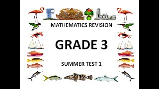 Grade 3 Mathematics Revision Test 1