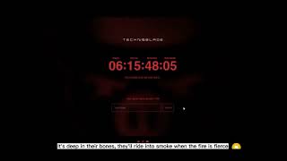 What is this timer on technoblade site | Easter egg