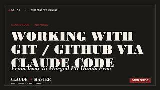 Git and GitHub Inside Claude Code: Commits, Branches, PRs from One Prompt | Claude Master