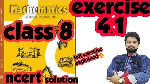 class 8 Ncert math solution | Exercise 4.1 | Practical geometry | @BrahmdevSharmaClasses