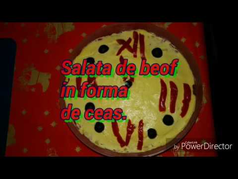 Video: Cum Se Face O Salată în Formă De Ceas