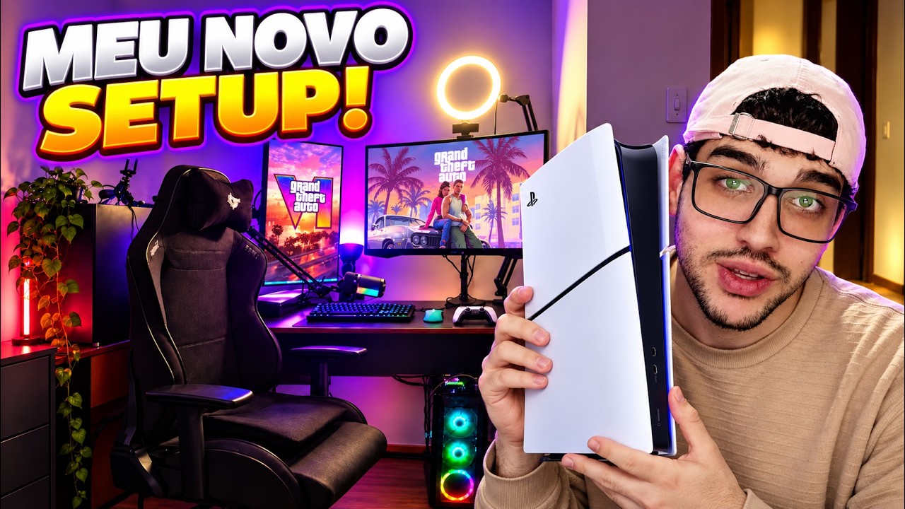 Video thumbnail for Meu novo setup para Gta VI (Primeiro vídeo do canal)