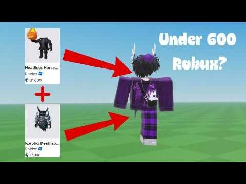 [OUTDATED]how to get fake headless and korblox for all under 600 robux!