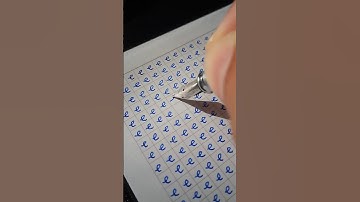 From e to e – Smooth & Satisfying #drawing #handwriting #calligraphy #ocd  #ocdtreatment #relaxing