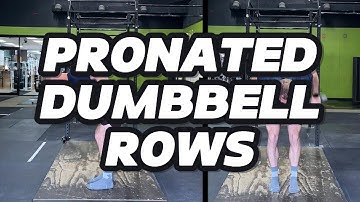 How To Do Pronated Grip Dumbbell Rows