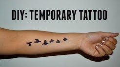 DIY: Temporary Tattoo 