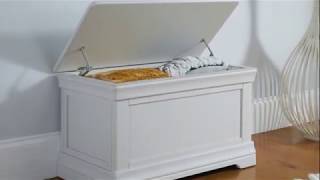 Toulouse Grey Painted Blanket Box