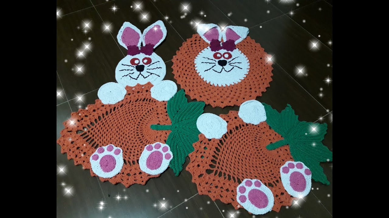 Jogo de banheiro coelho parte 1 ( tampo de vaso, nariz, orelhas e olhos)