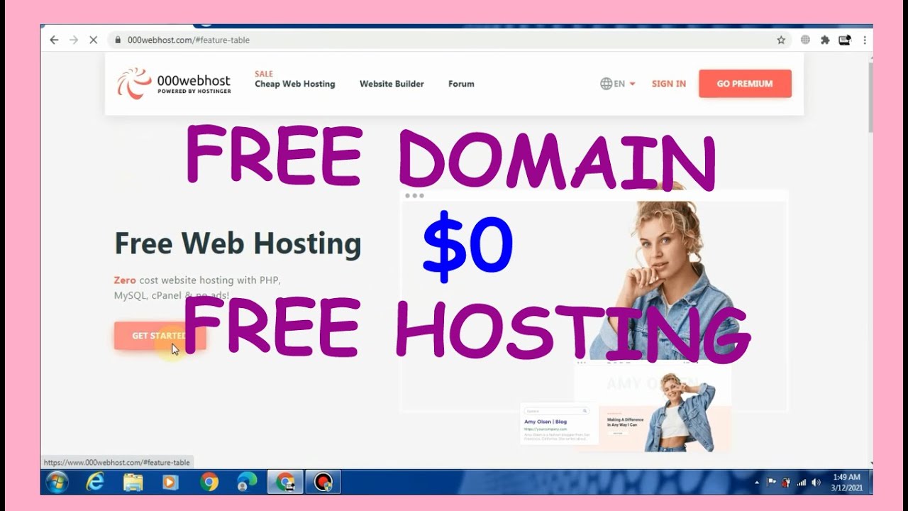How to Get Free Domain and Hosting - YouTube