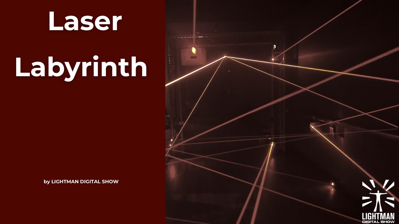 🌀Labirinto Laser: Sfida di Luci e Adrenalina per Eventi Straordinari! 🎯✨