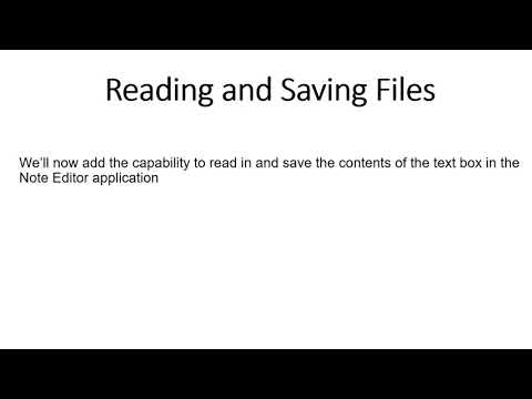 C# Projects for Beginners: Creating Text Editor 11/16