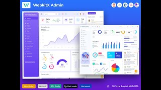 WebkitX Bootstrap 5 Admin Templates Web App  with Light Theme