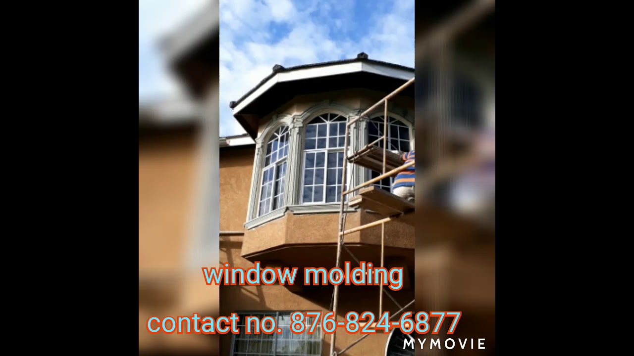 refurbrish home , concrete window moldings Jamaica part 2 YouTube