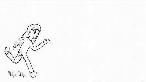 Girl running/ my first animation video
