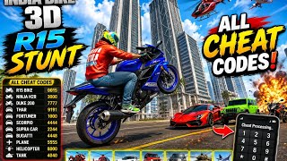 🔥 India Bike 3D RGS Tool All Cheat Codes | Building Codes | R15 &amp; GS Tour Gameplay 2026#ALIF3DGAMING