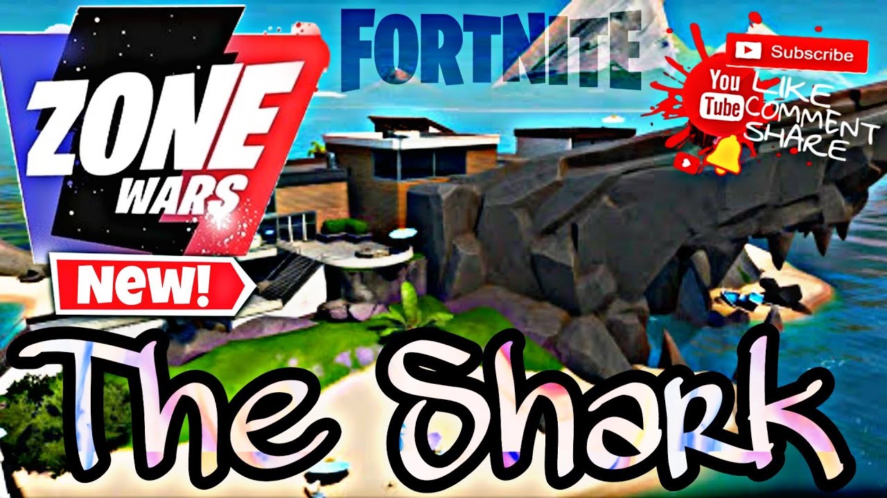 The Shark - Zone Wars Map 🦈😍 With "ISLAND CODE" in the description 👇🏽