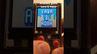 Lava &amp; Aqua on ESPboy - Arduboy  #retrogaming #retro #DIY #ESPboy #Arduino #ESP8266 #indiegame