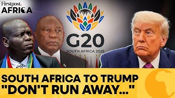South Africa Responds To Trump