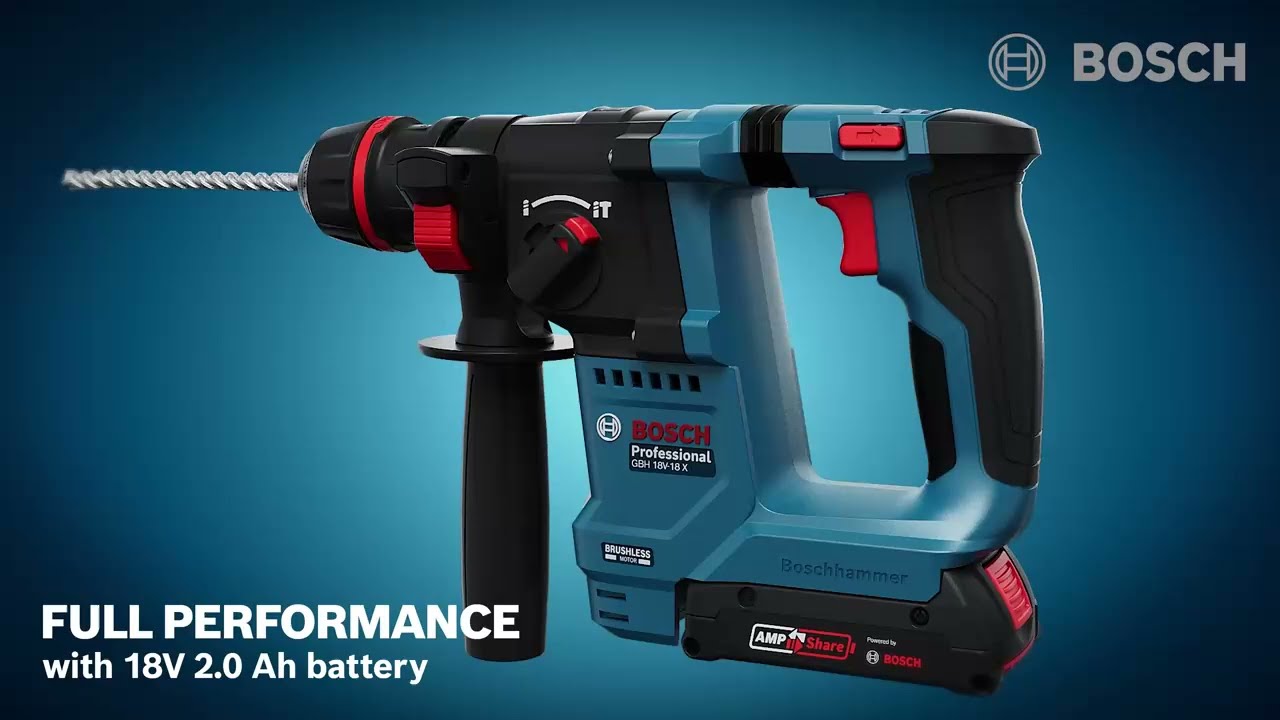 Bosch Professional GBH 18V-18 SDS+ Plus Brushless Rotary Hammer Drill