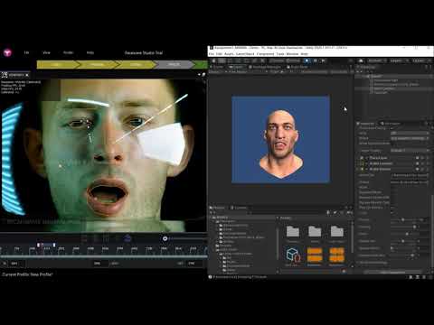 Unity3D Face capture Demo