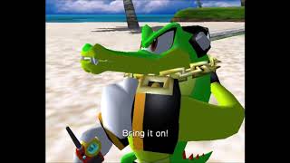 Sonic Heroes (GC) Walkthrough - Part 1 - Seaside Hill/Ocean Palace/Egg Hawk (Team Chaotix)