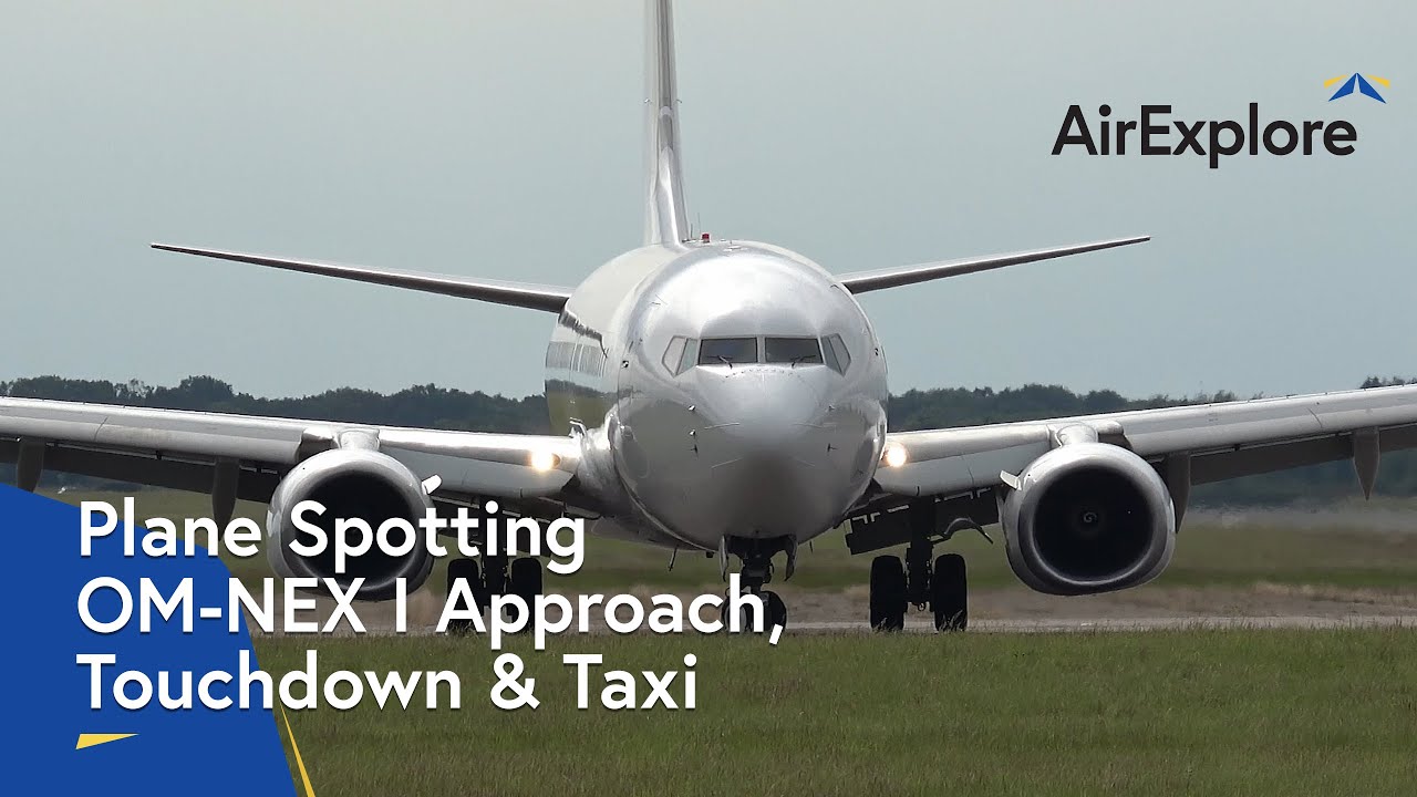 AirExplore B737-800 OM-NEX | Windy Landing at Norwich Airport