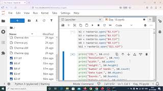 Day 15 | Raster Processing with Python | Clip, Mask, Resample & Mosaic | Rasterio
