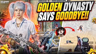 Golden Dynasty Says Goodbye Wmaxfastest 3 Finger Player Bgmi - Pubgmobile