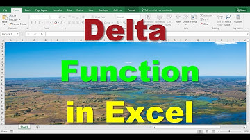 Delta Function in Excel