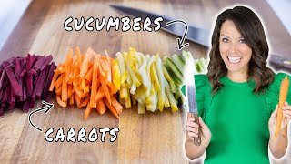 2 Quick Ways to Julienne Vegetables (Knife Skills 101)