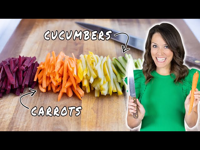 2 Quick Ways to Julienne Vegetables (Knife Skills 101) 