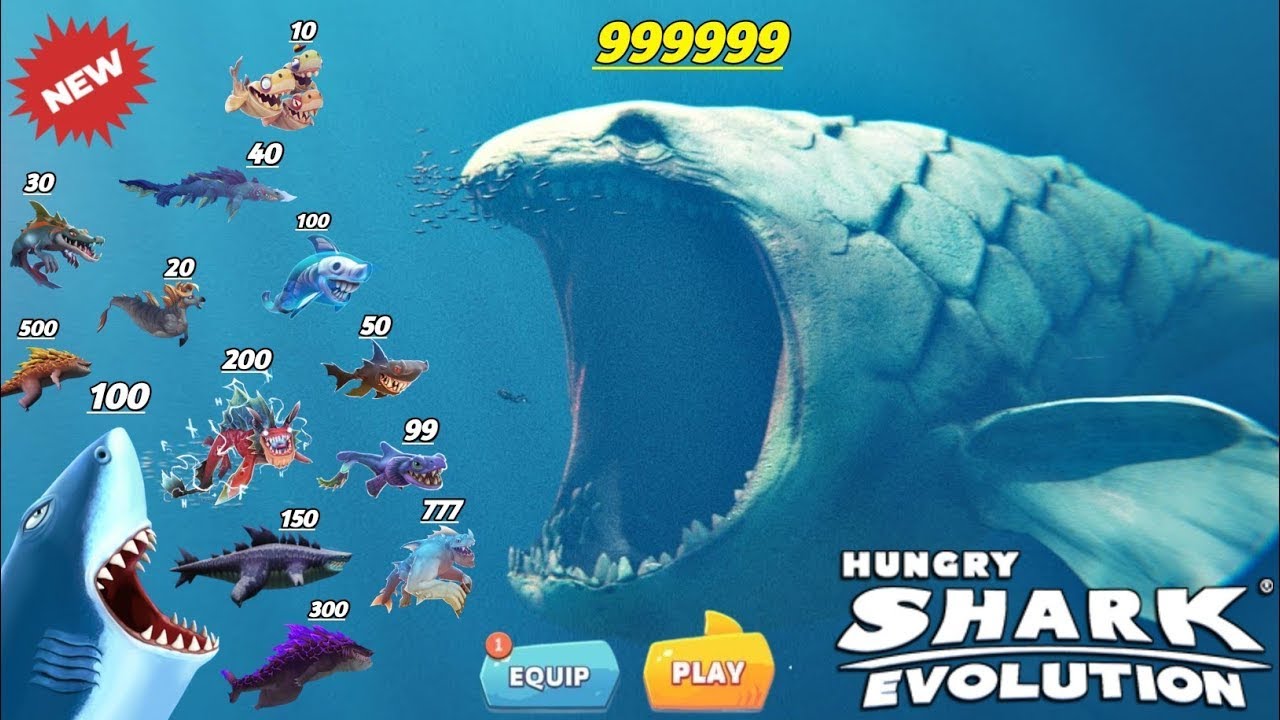 ✅Hungry Shark Evolution - The Bloop vs All Sharks - Shark Gameplay Update