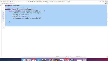 Check String equals method | Java