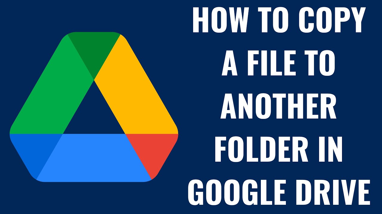 Как скопировать файл в другую папку на Google Диске