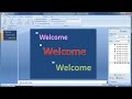 Tutorial PowerPoint 2007 |Cara Membuat Efek Animasi Pada Text di Microsoft PowerPoint